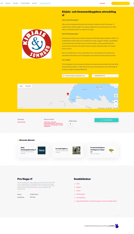 nagubor nagu tjänstekatalog singel tjänst
