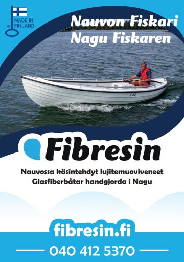 Flyer fibresin nagu fiskaren
