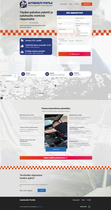 autokorjaamon nettisivut by uudly