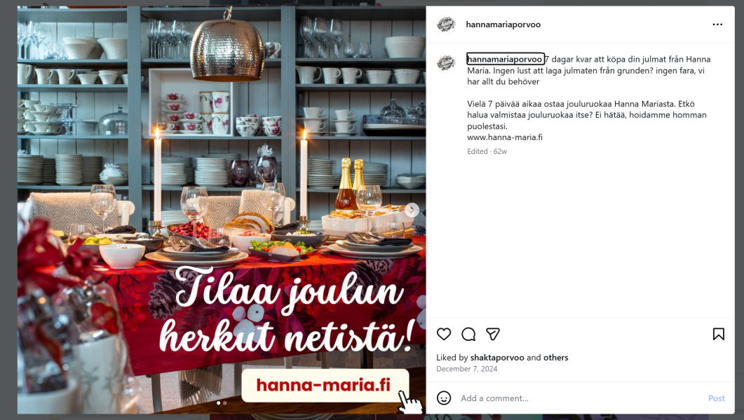 Hanna Maria Sosiaalinen Media