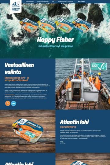 happyfisher.fi screenshot