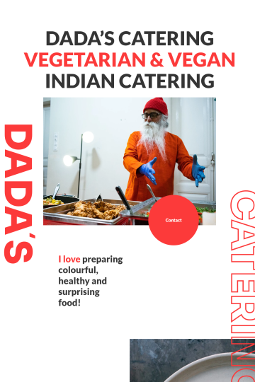 Web Design for dadascatering.fi