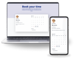 Booking calendar example