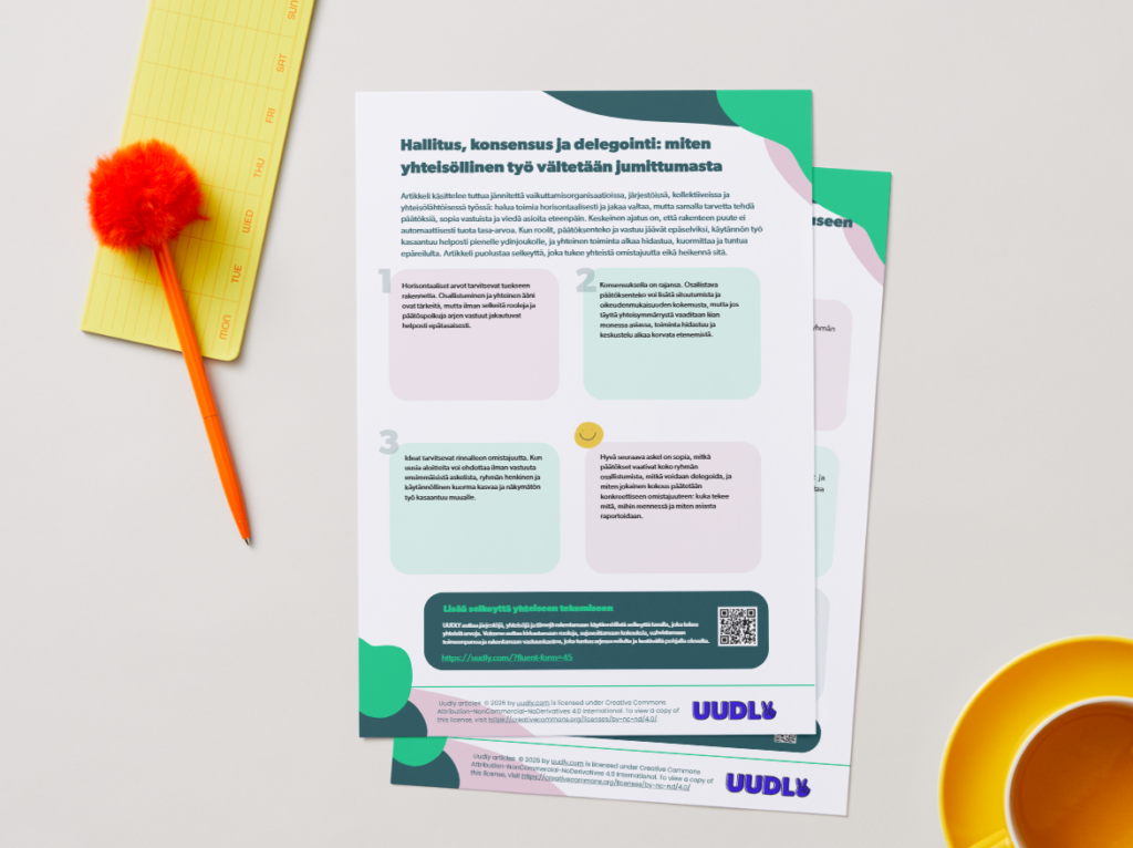 Hallitus konsensus ja delegointi uudly.com