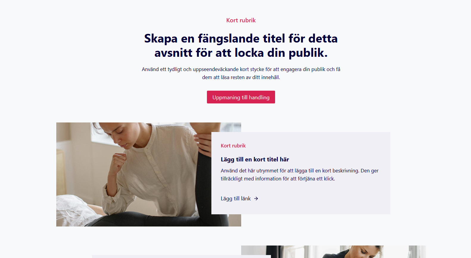 Beskrivning av tjänster