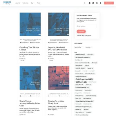 ammattijärjestäjä organizedbyburley.com blogi