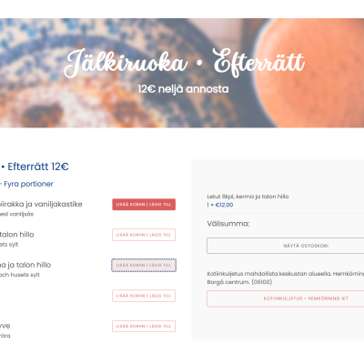 Hanna Maria Ravintola nettikauppa