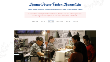 Hanna Maria Ravintola kotisivu