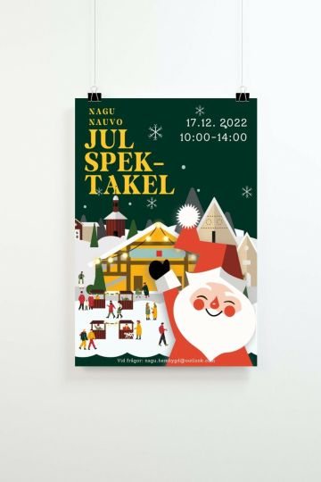 Nagu julspektakel plansch