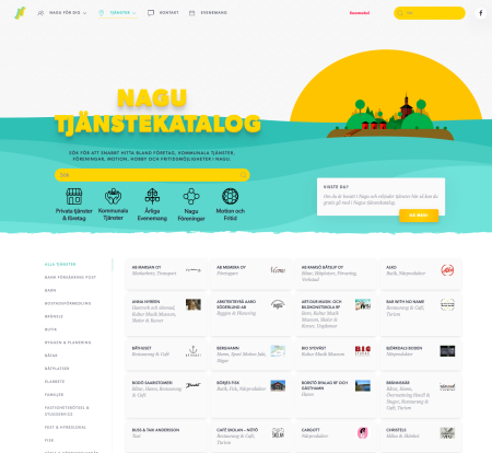 Web Design Nagu service catalog