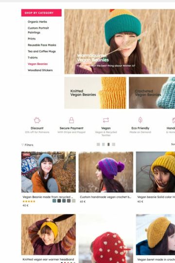 Screenshot of website warmsquirrel.com