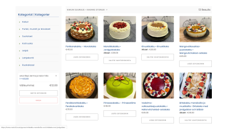 Hanna Maria Ravintola nettikauppa