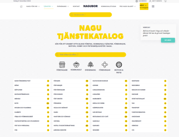 Nagu tjänstekatalog