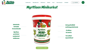 Screenshot of myrttinen kurkut