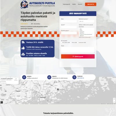 autokorjaamon nettisivut by uudly