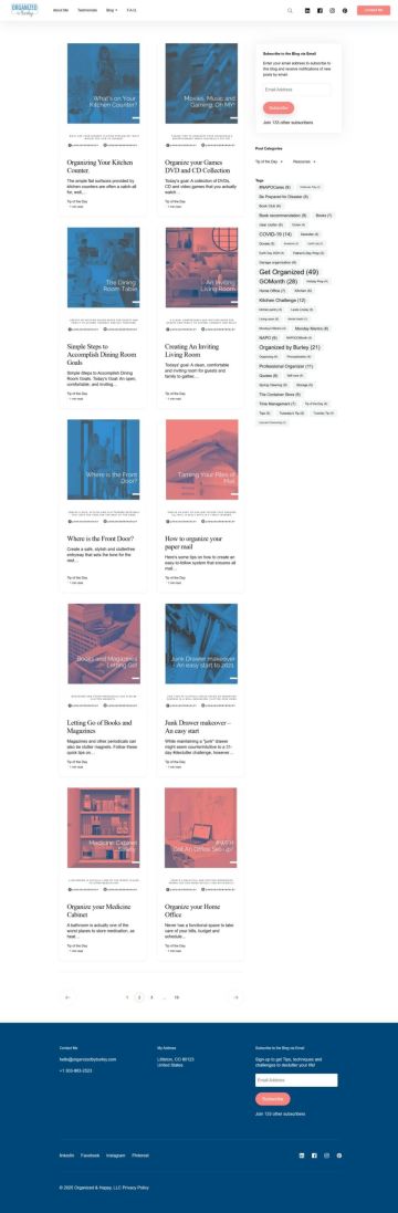 ammattijärjestäjä organizedbyburley.com blogi