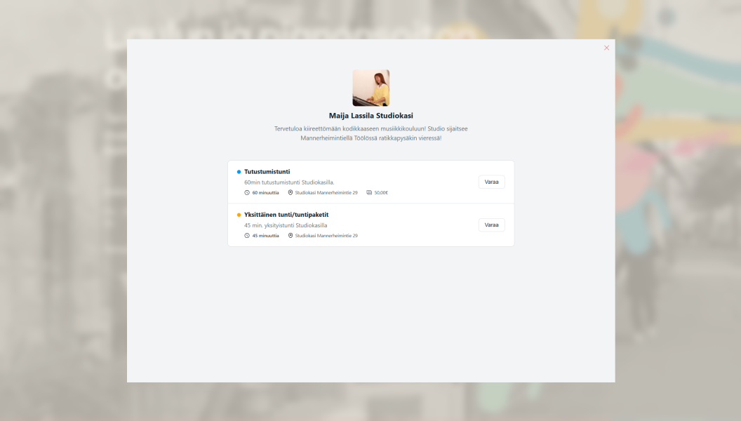 Maija lasila studiokasi