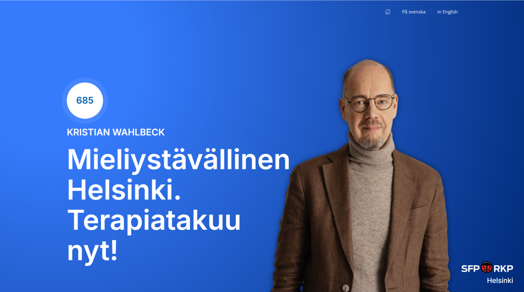 Kristian Wahlbeck kotisivu by UUDLY