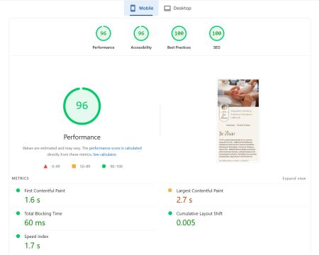 pagespeed testi mobile jie zhao