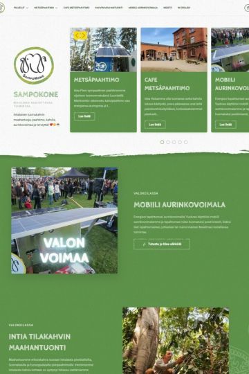 Sampokone.fi screenshot home