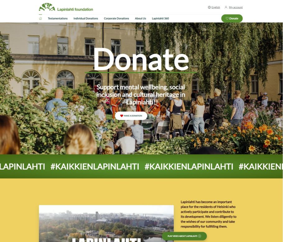 Lapinlahti Foundation – Fundraising
