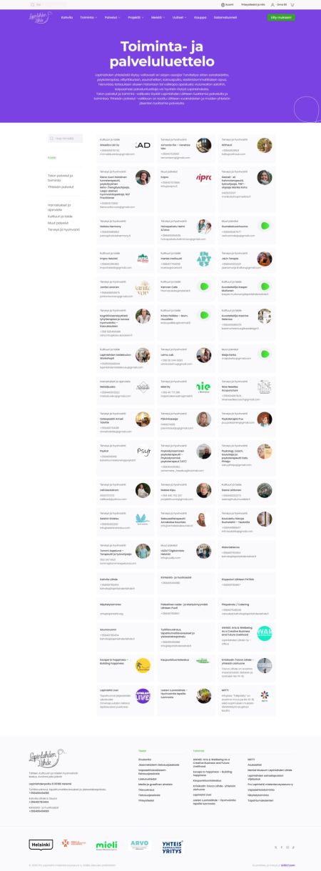 palveluluettelo lapinlahdenlahde.fi