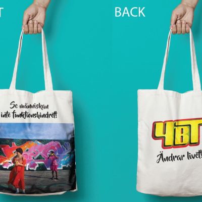Uudly 4bt med vingar NGO project btl totebag