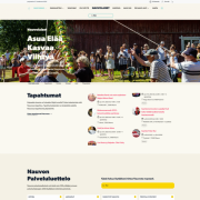 Nauvolaiset.fi infoportaali koti sivu jonka on tehnyt uudly.com