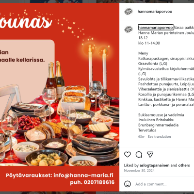 Hanna Maria Sosiaalinen Media