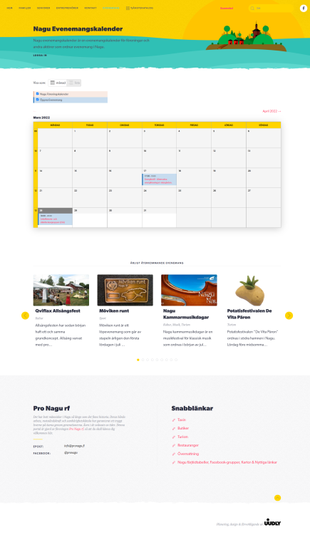 nagubor.fi Nagu evenemangskalender