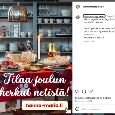 Hanna Maria Sosiaalinen Media