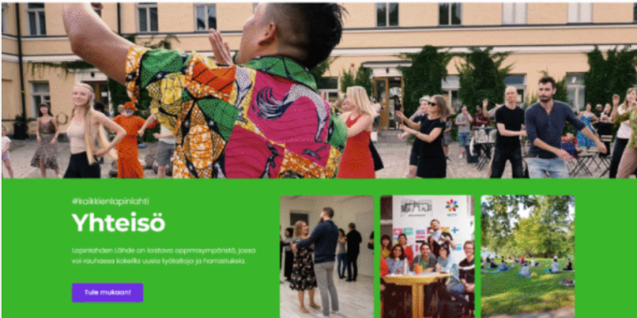 Lapinlahden lähde culture center in helsinki