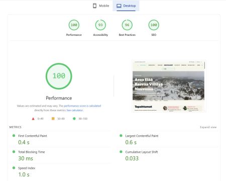 pagespeed nauvolaiset.fi laptop