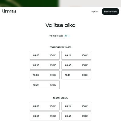 jie zhao timma integraatio