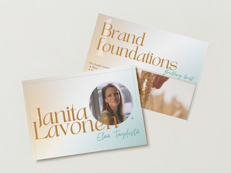 Janita Lavonen brand style guide