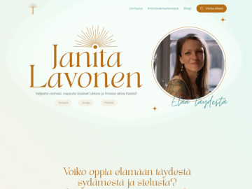 janitalavonen.fi kotisivujen suunnittelu