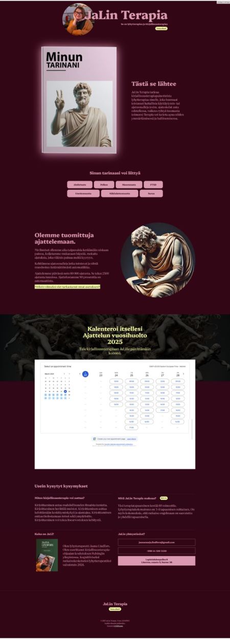 jalin terapia kotisivu by uudly.com