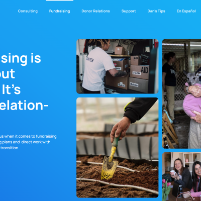 Altrui.org-consultancy and fundraising website