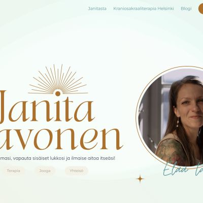 Janitalavonen.fi hero screenshot