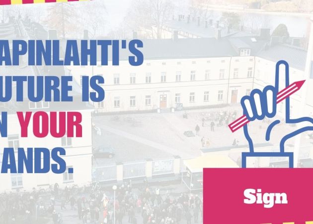 Lapinlahti helsinki citizens initiative sign the petition