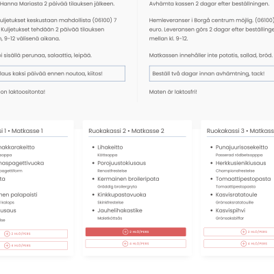 Hanna Maria Ravintola nettikauppa