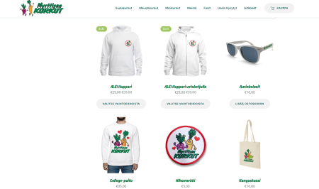 Myrttisen kurkut verkkokauppa