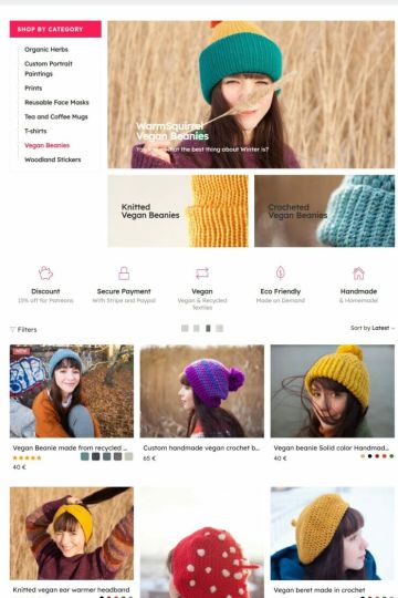 Screenshot of website warmsquirrel.com